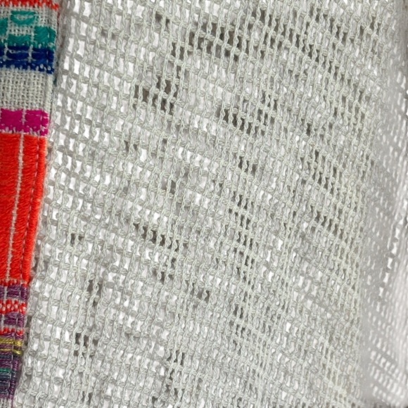 Free People Bonita Trim Crochet Kimono Embroidered - Picture 6 of 12